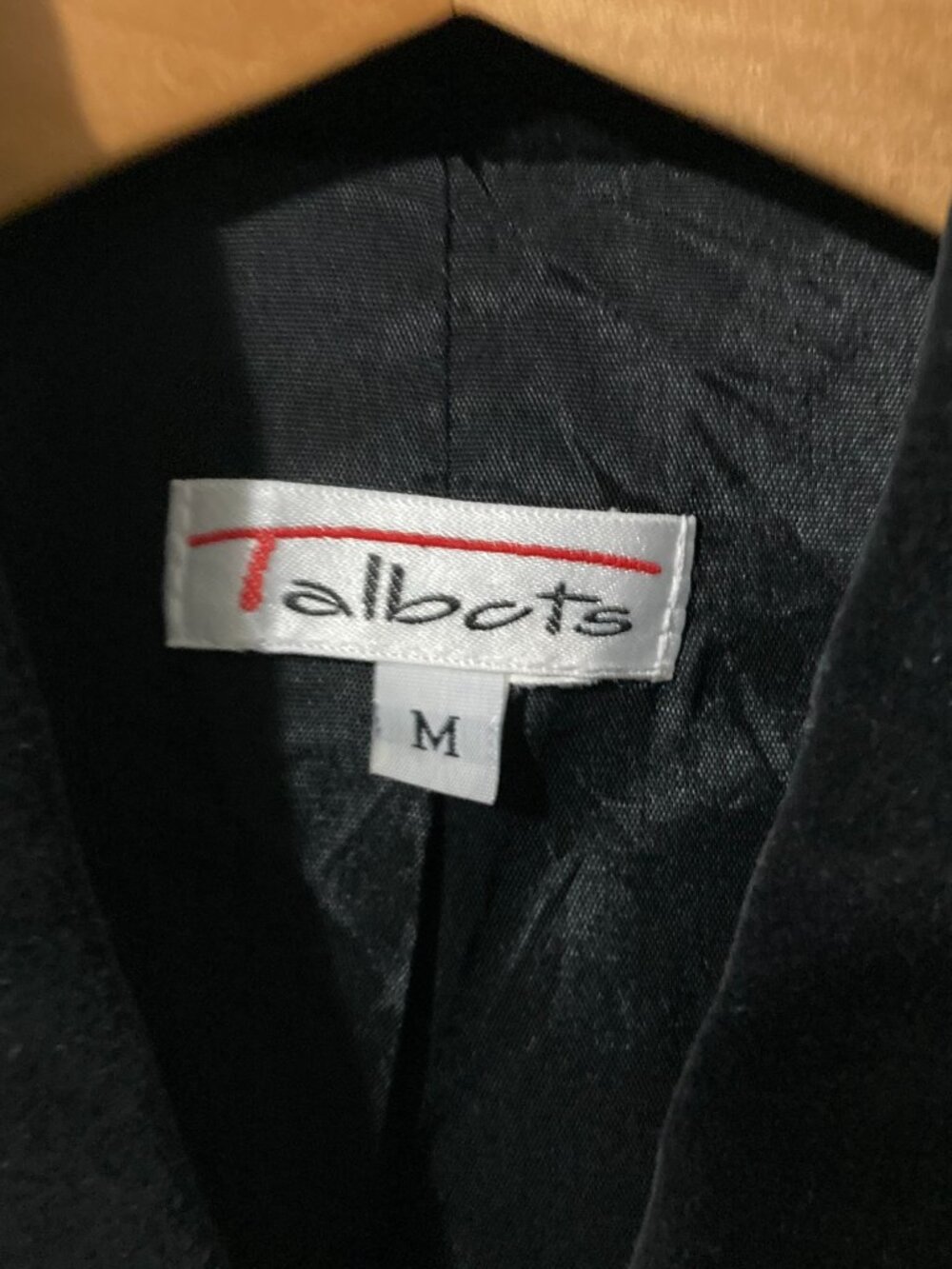 Talbots Vintage 90s Grunge Women M Vellore Velvet Black Vest Structured Short - Picture 2 of 6